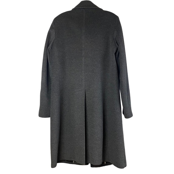 BURBERRY London Wool Cashmere Gray Pea Coat - Picture 4 of 9